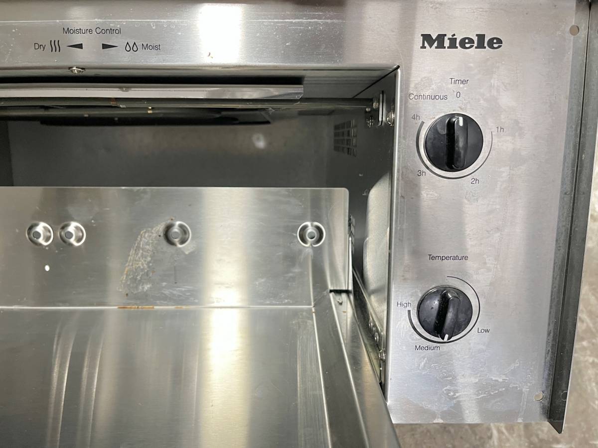 30 INCH Miele WD01 Warming Drawer Built In to Cabinet, Stainless Steel, Used Condition ,
