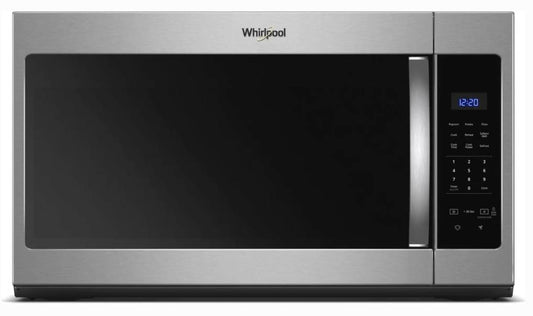 30 INCH Whirlpool WMH31017HS Over-the-Range Microwave  NEW * Open Box 1,000 Watts, Two-Speed 300 CFM Venting System,  Add 30 Seconds, Turntable Plate, Cooktop Lighting Stainless Steel