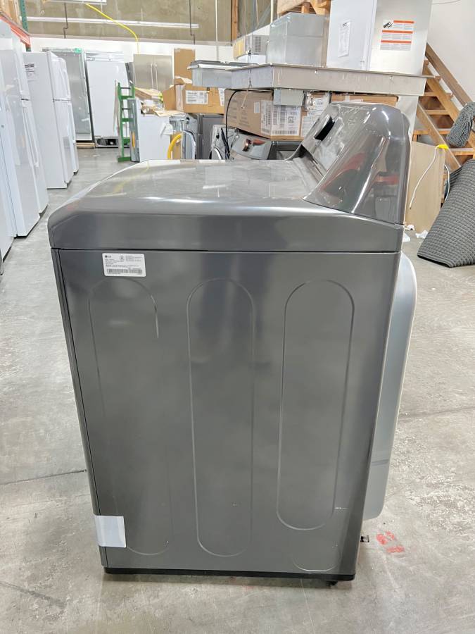 27 INCH LG DLG6101M Ultra Large Gas Dryer with 7.3 cu ft Capacity, Rear Control Sensor Dry, Intelligent Electronic Knobs, Lo Decibel Energy Star * New Open Box *