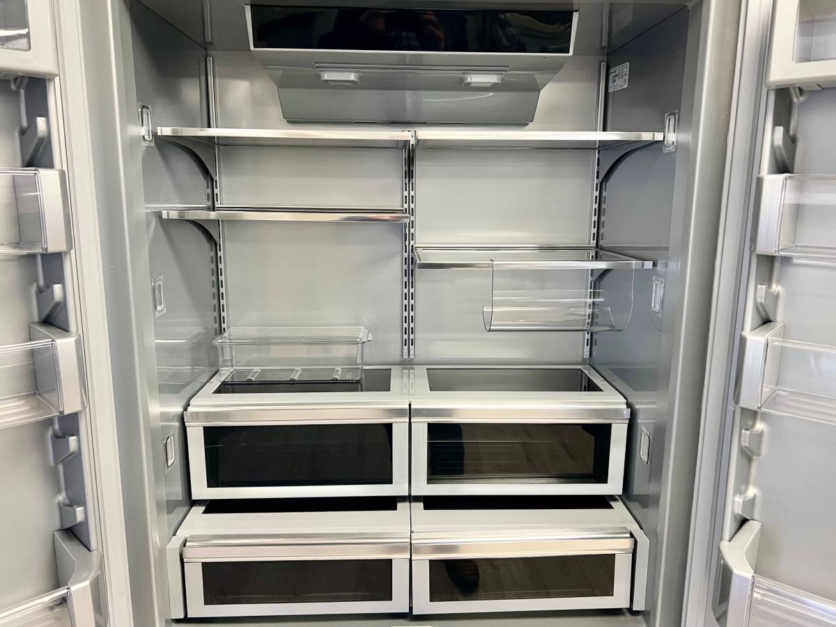 42 INCH KitchenAid KBFN502ESS Built-In French Door Refrigerator * NEW OPEN BOX * 24.2 cu. ft. Capacity, 4 Glass Shelves, Preserva Food Care System, Automatic Ice Maker, Platinum Interior, LED, Door Open Alarm, Sabbath Mode, ENERGY STAR Stainless Steel