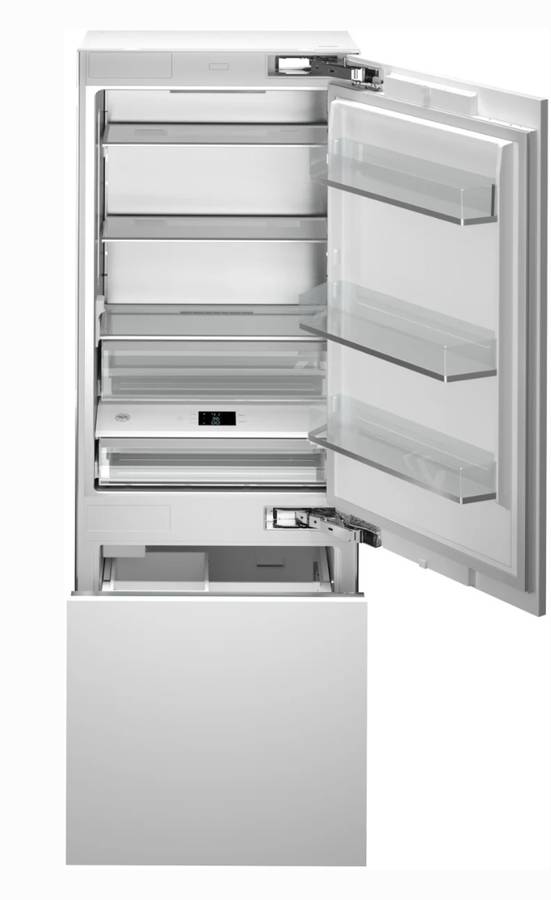 30 INCH Bertazzoni REF30BMBZPNV Panel Ready Built In Refrigerator * New Open Box * 84 Inch Bottom Freezer , Ice Maker , Internal Water, LED Touch, ADA Approved, Energy Star