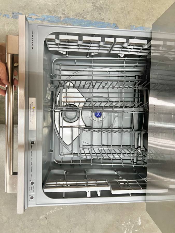 24 INCH Fisher & Paykel Professional DD24DV2T9N * New Open Box * Dishwasher Full Integrated Double Dishdrawer , 14 Place Setting ,Sanitize , Round Flush Handles , Energy Star Certified , Stainless Steel .