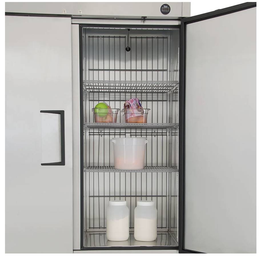 True T-49DT-HC 54 1/8" Two Section Combo Refrigerator Freezer NEW * Open Box Solid Doors, Dual Temp, 115v , Commercial , Stainless Steel .
