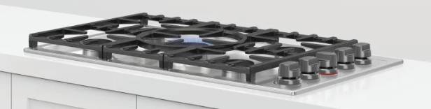 36 INCH Fisher & Paykel Series 9 Professional Series CDV3365HL Gas Cooktop LP 5 Sealed Dual Flow Burners, Self-Locating Continuous Grates, LED Halo Control Dials, ADA Liquid Propane , New Open Box