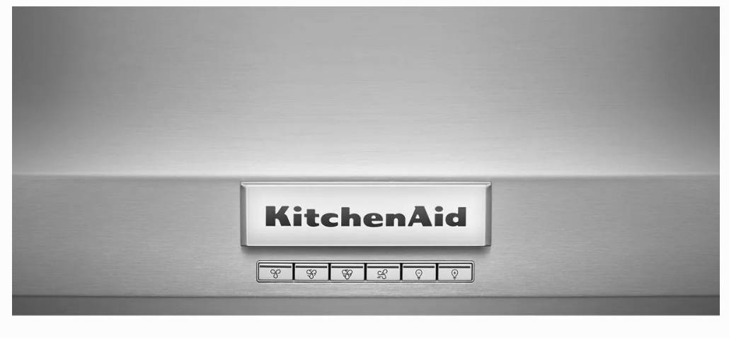 36 INCH KitchenAid KVUC606KSS Under Cabinet Range Hood 585 CFM  BLOWER INCLUDED Commercial Style   4 Speed Fan ,Automatic Turn On, LED ,  90,000 BTU Rating  Baffle Filters  , Night Light  * New Open Box *