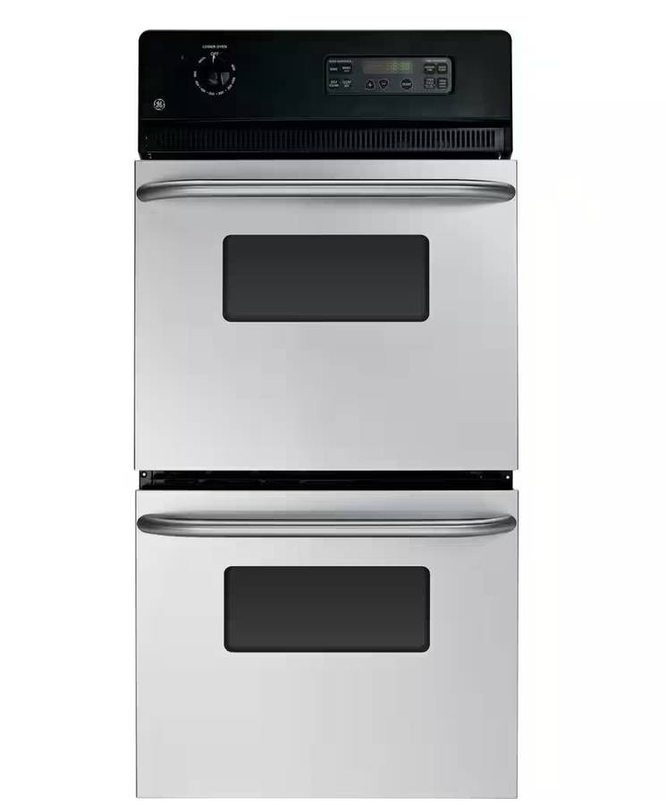 24 INCH GE JRP28SKSS Double Electric Wall Oven * New Open Box * Stainless Steel , Self Clean , Foamless Glass Doors, Interior Oven Light , Electronic Controls ,  Sabbath ,