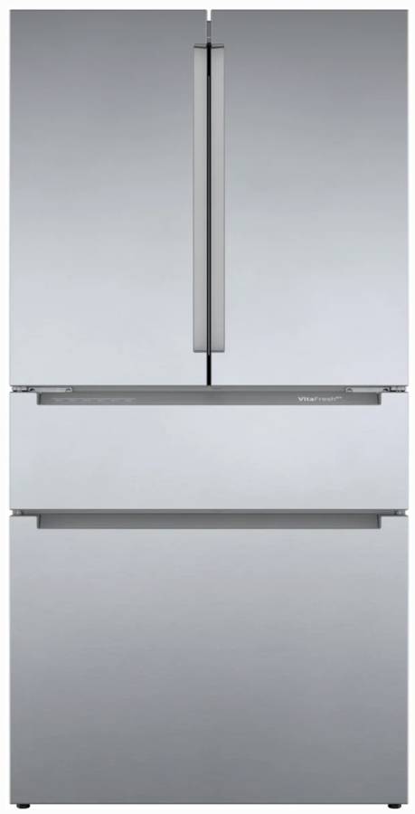 36 INCH Bosch 800 Series B36CL80ENS Counter Depth French Door Refrigerator 20.5 Cu. Ft. Dual Freezer Drawers, Ice,  Touch , Recessed LED Light, Dual Evaporators, * New Open Box * Humidity-Controlled Drawers, Recessed Handle , Stainless Steel .