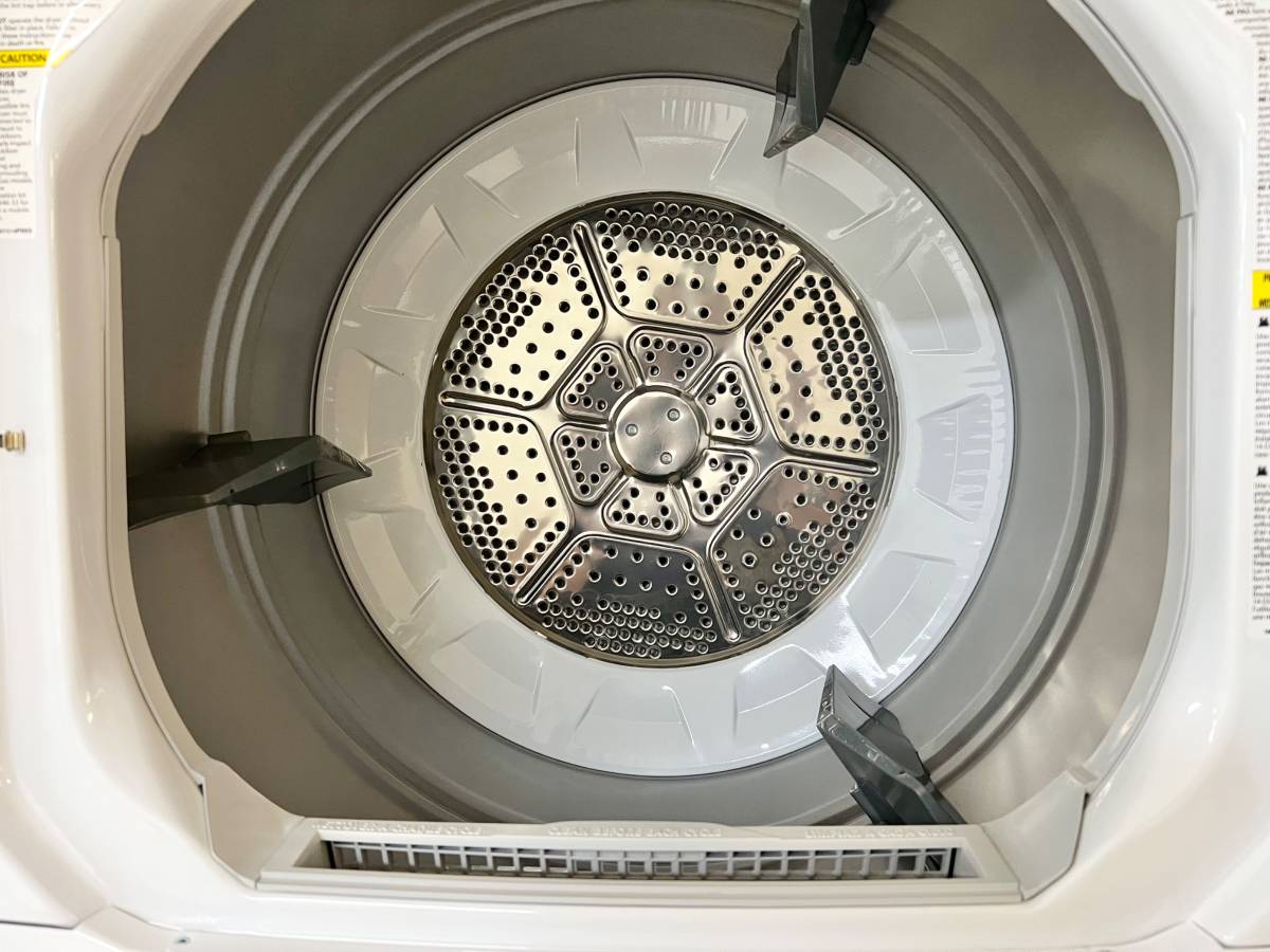27 INCH GE Stackable GUD27ESSMWW Electric Laundry Center White * New Open Box Auto-load Sensing, Cycle Status Lights, Rotary Controls, 11 Wash Cycles, 6 Wash Rinse Temperatures , 800 RPM , White .