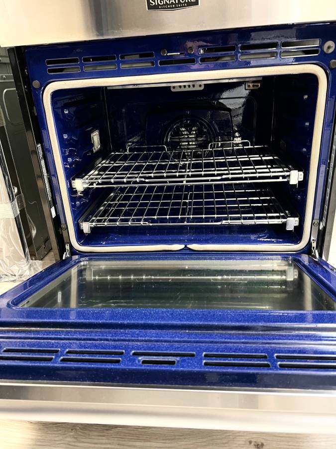 LG Signature Kitchen SKSDV3002S 30 Inch Double Wall Oven Steam * New Open Box * 4.7 cu. ft. LCD Display, Steam Assist, Convection, Flush Installation, Stainless Steel