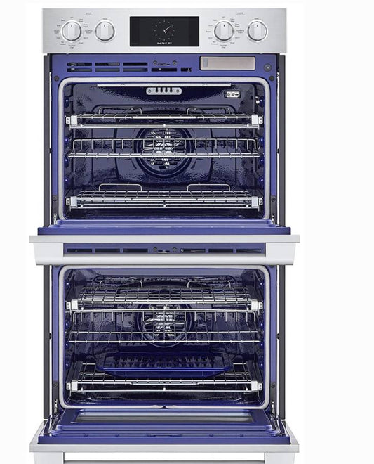 LG Signature Kitchen SKSDV3002S 30 Inch Double Wall Oven Steam * New Open Box * 4.7 cu. ft. LCD Display,  Steam Assist,  Convection, Flush Installation, Stainless Steel