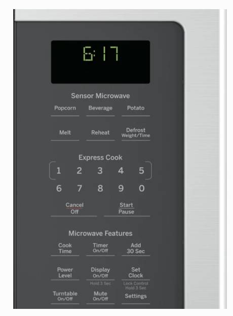 30 INCH GE JVM6175SKSS 1.7 cu. Over-the-Range Microwave 1,000 Watts, 300 CFM Ventilation, 10 Power Levels, Sensor Cooking, Melt Feature, Add 30 Seconds Button, Weight and Time Defrost, Charcoal Filter, Stainless Steel * New Open Box *