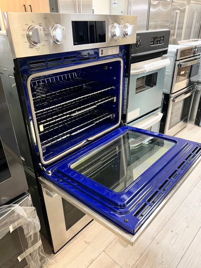 LG Signature Kitchen SKSDV3002S 30 Inch Double Wall Oven Steam * New Open Box * 4.7 cu. ft. LCD Display, Steam Assist, Convection, Flush Installation, Stainless Steel