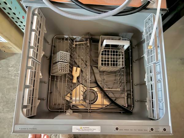 24 INCH Fisher & Paykel DD24DTI9N Fully Integrated Panel Ready Double DishDrawer Dishwasher 14 Place Settings, 6 Wash Programs, Knock to Pause, Sanitize, 44 dBA Sound Level, Childlock, ENERGY STAR * New Open Box