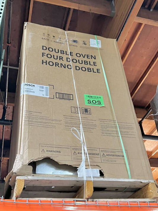 Bosch 800 Series HBL8642UC 30 Inch Double Convection Electric Wall Oven 4.6 cu. ft. Capacity, True Convection, Eco Clean, Quiet Close, Steel Touch, 12 Cooking Modes * New Open Box *