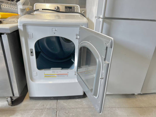 27 INCH Samsung DVE50M7450W Electric Dryer  ,Multi-Steam, Wrinkle Prevent Option, Sensor Dry, 11 Dry Cycles, Smart Care, 4-Way Venting, Eco Dry, Reversible Door 7.4 cu. ft. , White