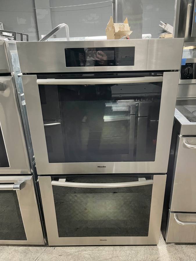 30 INCH Miele H4890BP2SS Built In Electric Double Wall Oven Stainless Steel , Used Condition ,