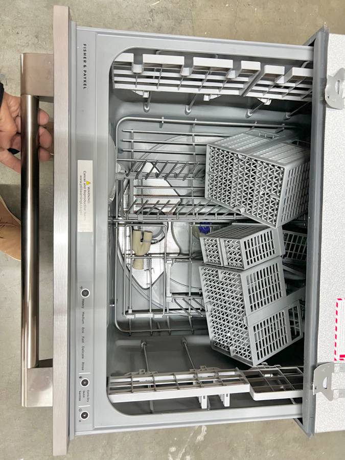 24 INCH Fisher & Paykel Professional DD24DV2T9N * New Open Box * Dishwasher Full Integrated Double Dishdrawer , 14 Place Setting ,Sanitize , Round Flush Handles , Energy Star Certified , Stainless Steel .