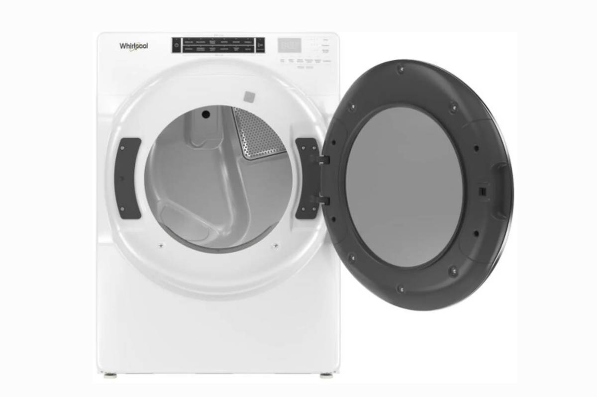 27 INCH Whirlpool WGD8620HW Gas Dryer 7.4 Cu. Ft. Steam * NEW * Open Box 37 Dry Cycles, Steam Refresh Cycle, Sanitize Cycle, Wrinkle Shield Plus Option, ADA Compliant, ENERGY STAR , White .