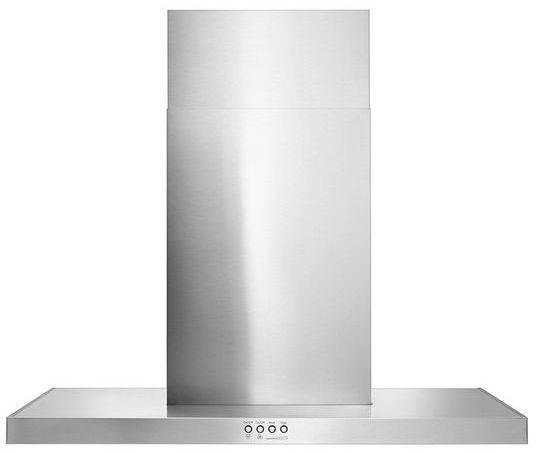 30 INCH Whirlpool WVW57UC0FS Wall Mount Range Hood Stainless new open box Stainless Steel 400 CFM Blower Inline Included