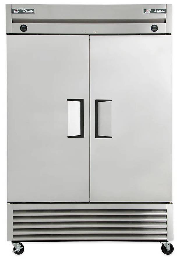 True T-49DT-HC 54 1/8" Two Section Combo Refrigerator Freezer NEW * Open Box Solid Doors, Dual Temp, 115v , Commercial , Stainless Steel .