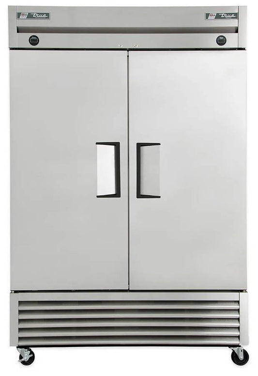 True T-49DT-HC 54 1/8" Two Section Combo Refrigerator Freezer NEW * Open Box Solid Doors, Dual Temp, 115v , Commercial , Stainless Steel .