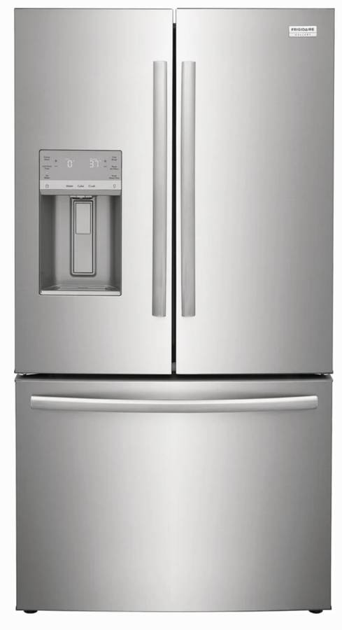 36 INCH Frigidaire GRFS2853AFA French Door Refrigerator * New Open Box 27.8 CU Ft , Gallon Door Bins, Crispers , Dual Ice Maker , PurePour Water Filter ,  PureAir Ultra II Air Filter , Energy Star Certified , Stainless Steel .