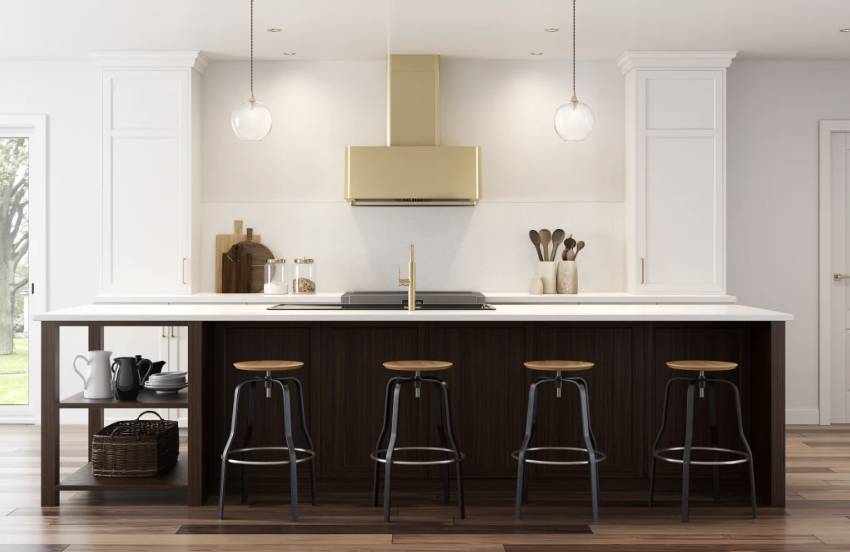 36 INCH Zephyr Designer Mesa DMEM90ASGX Wall Mount Range Hood GOLD with Invisible Touch Controls , Try-Level LED , Baffle Filters, Multiple Blower Options. , Clean Air Funciton , Delay-Off , UL Listed, New Open Box