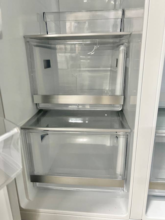 36 INCH LG LRSOS2706S Side by Side Refrigerator  Freestanding Smart  27.1 Cu. Ft.,  Edge-to-Edge Insta View, Dual Ice Maker, UV nano Dispenser,  Cool Guard Panel, ADA Compliant, ENERGY STAR  Print Proof Stainless Steel  * New Open Box *