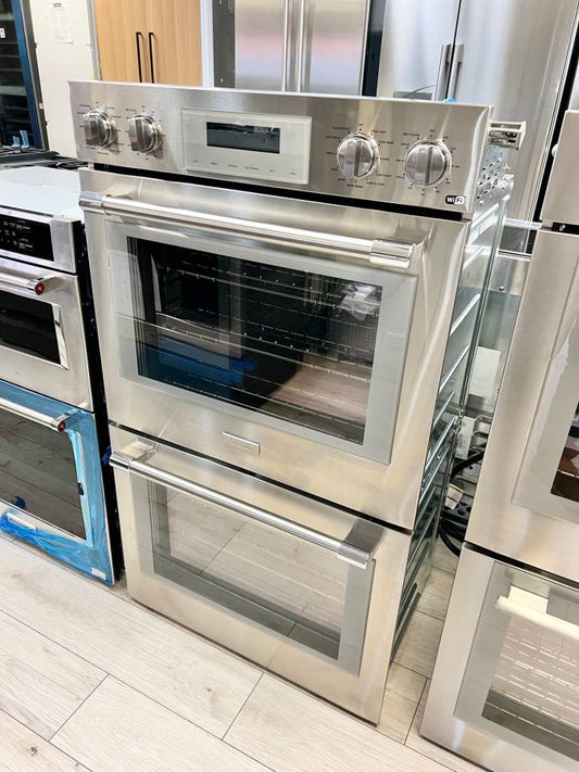 30 INCH Thermador Professional Series POD302W Double Wall Oven * New Open Box Convection Oven Smart , 9 Cu FT , True Convection , Self Clean , Sabbath Mode , Stainless Steel