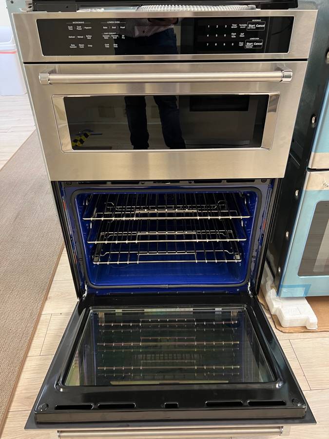 30 INCH KitchenAid KOEC530PSS Built-In Microwave Wall Oven Combo * New Open Box * Combination Microwave Wall Oven 5.0 Cu. Ft. , 1,600w Power Microwave, Air Fry Mode, CrispWave Technology, Star-K Certified, Stainless Steel .