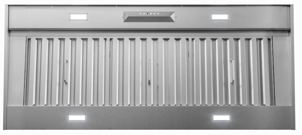 54 INCHES Zephyr AK9352BS Cabinet Insert Range Hood 1200 CFM ! * NEW * 6-Speed , 1200 CFM Blower, Electronic Touch Controls, LumiLight LED Lighting, Baffle Filters, Airflow Control Technology Stainless Steel .