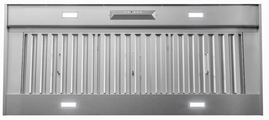 54 INCHES Zephyr AK9352BS Cabinet Insert Range Hood 1200 CFM ! * NEW *  6-Speed , 1200 CFM Blower,  Electronic Touch Controls, LumiLight LED Lighting,  Baffle Filters, Airflow Control Technology Stainless Steel .