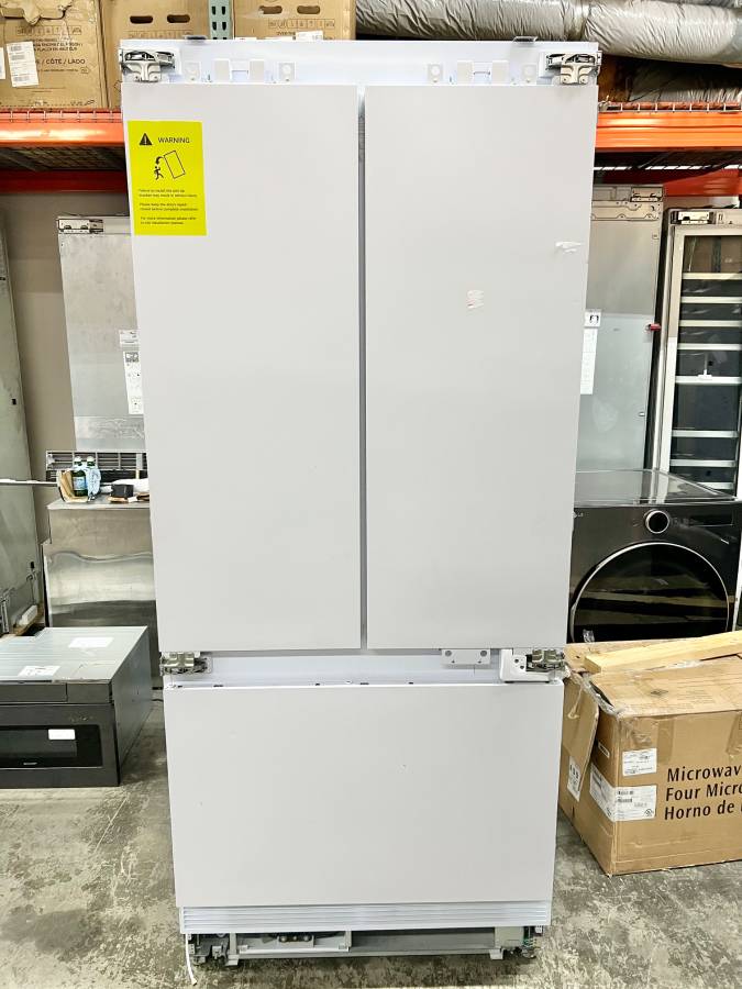 36 INCH Bertazzoni REF36FDBZPNV24 Panel Ready BUILT IN Refrigerator * New Open Box * Counter Depth Panel Ready French Door Style Refrigerator LED Touch Dual Cooling , Water Dispenser , Ice Maker, Sabbath , ADA, Energy Star