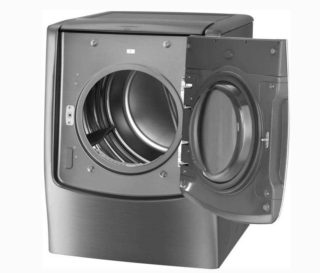 29 INCH LG Turbo Steam Series  DLGX9001V Gas Smart Dryer 9.0 Cu. Ft., Turbo Steam, Thin Q, Flow Sense Duct Clogging Indicator, Never Rust Stainless Steel Drum, Sensor Dry, 14 Dryer Programs, Child Lock, CSA Graphite Steel * New Open Box