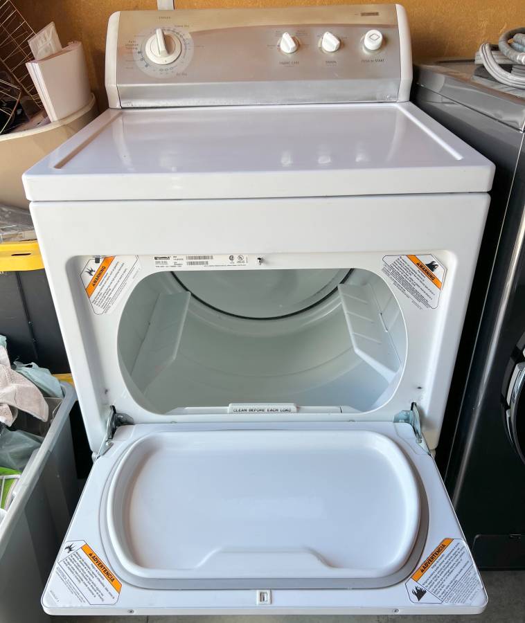 27 INCH Kenmore 700 Series Electric Front Load Dryer Machine 110.68722700 , Used Condition