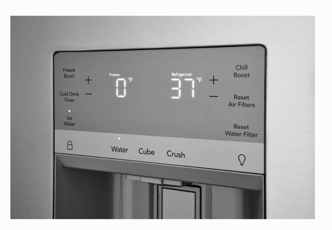 36 INCH Frigidaire GRFS2853AFA French Door Refrigerator * New Open Box 27.8 CU Ft , Gallon Door Bins, Crispers , Dual Ice Maker , PurePour Water Filter , PureAir Ultra II Air Filter , Energy Star Certified , Stainless Steel .