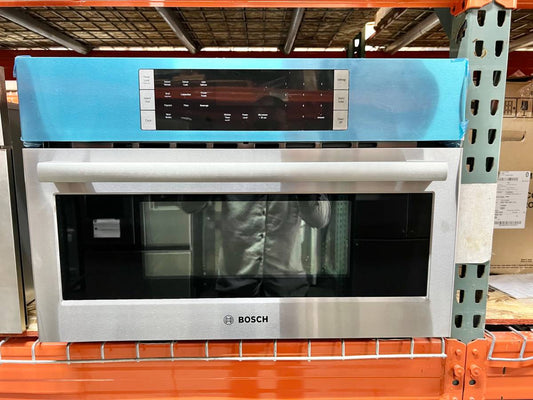 30 INCH Bosch 800 Series HMC80252UC Built In Microwave Speed  Oven 1.6 Cu Ft , 2 in 1  Convection Oven Cooking , LED Interior Lights , Flush Installation , Child Lock Safety , Stainless Steel * New Open Box