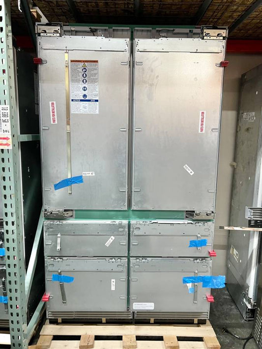 48 INCH Thermador T48IT100NP Panel Ready Built-In 6-Door French Door Smart Refrigerator 26.7 cu. ft. , Internal Water Dispenser, Elevated Dual Ice Makers * New * Open Box