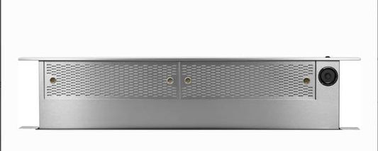 36 INCH Dacor Contemporary MRV3615S Downdraft Range Hood Black Stepless Blower Speed Capacity, Versatile Blower Options, Button Control, Removable Grease Filters * New Open Box *  Silver Stainless