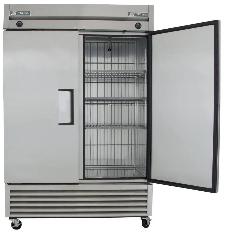 True T-49DT-HC 54 1/8" Two Section Combo Refrigerator Freezer NEW * Open Box Solid Doors, Dual Temp, 115v , Commercial , Stainless Steel .
