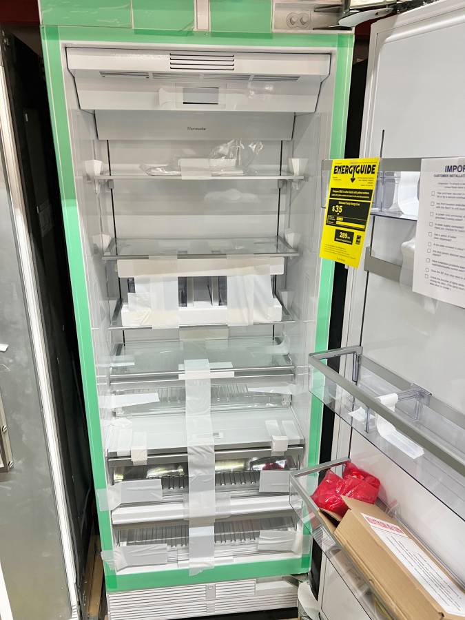 30 Inch THERMADOR T30IR900SP Panel Ready Refrigerator Column 16.8 Cu. Ft. * New Open Box *