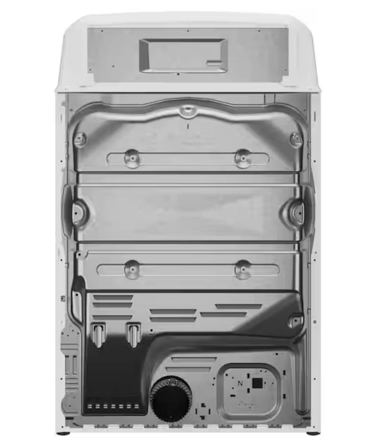 27 INCH GE GTD48EASWWB Front Load Electric Dryer 7.2 cu ft * New Open Box * Auto Dry, Powerful Venting, Large Diffuser, Aluminized Drum, Reversible Dryer Door, Shallow Depth Design Up Front Lint Filter , White