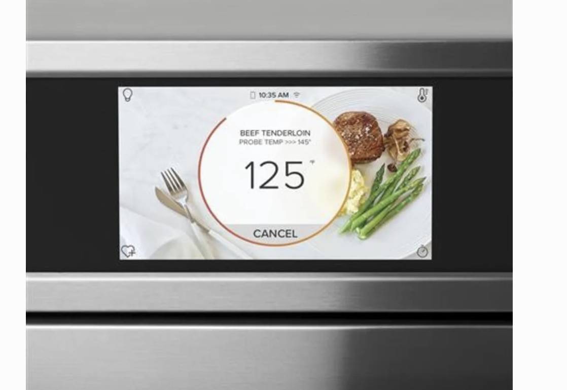 30 Inch GE Cafe CTD70DP2NS1 Double Wall Convection Oven * New Open Box * 10 Cu. Ft. , True European Convection Oven, Self-Clean, Steam Clean Option, Hot-Air Frying, Keep Warm, Proof, Precision Cooking Modes, UL Listed .