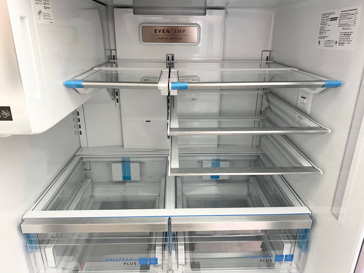 36 INCH Frigidaire GRFS2853AFA French Door Refrigerator * New Open Box 27.8 CU Ft , Gallon Door Bins, Crispers , Dual Ice Maker , PurePour Water Filter , PureAir Ultra II Air Filter , Energy Star Certified , Stainless Steel .