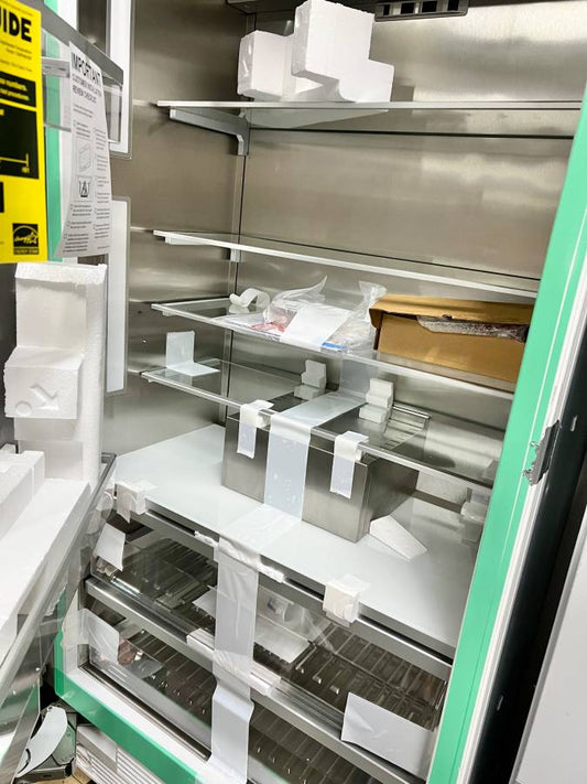 36 INCH Thermador Freedom Collection  T36IF905SP Panel Ready Smart Freezer Column 19.4 cu. ft. Capacity, Diamond Ice Maker, NEW OPEN BOX  Soft Close Drawers