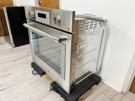 30 INCH Thermador Professional POD301W Single Convection Oven Stainless Steel NEW * Open Box Convection Smart Electric Wall Oven , Self Clean , Meat Probe , Fast Pre-Heat, Telescopic Racks.