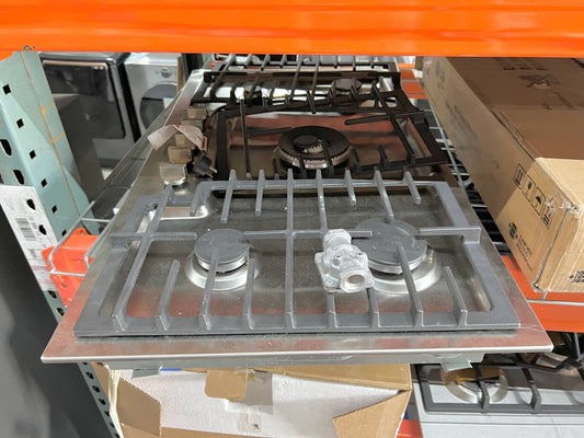 36 INCH Bosch 800 Series NGM8659UC Built-In Gas Cooktop * NEW * 5 Sealed Burners, FlameSelect, LED Burner Indicator, OptiSim Burner, Dual-Flame Power Burner, Continuous Cast-Iron Dishwasher-Safe Grates ADA Compliant , Stainless Steel .