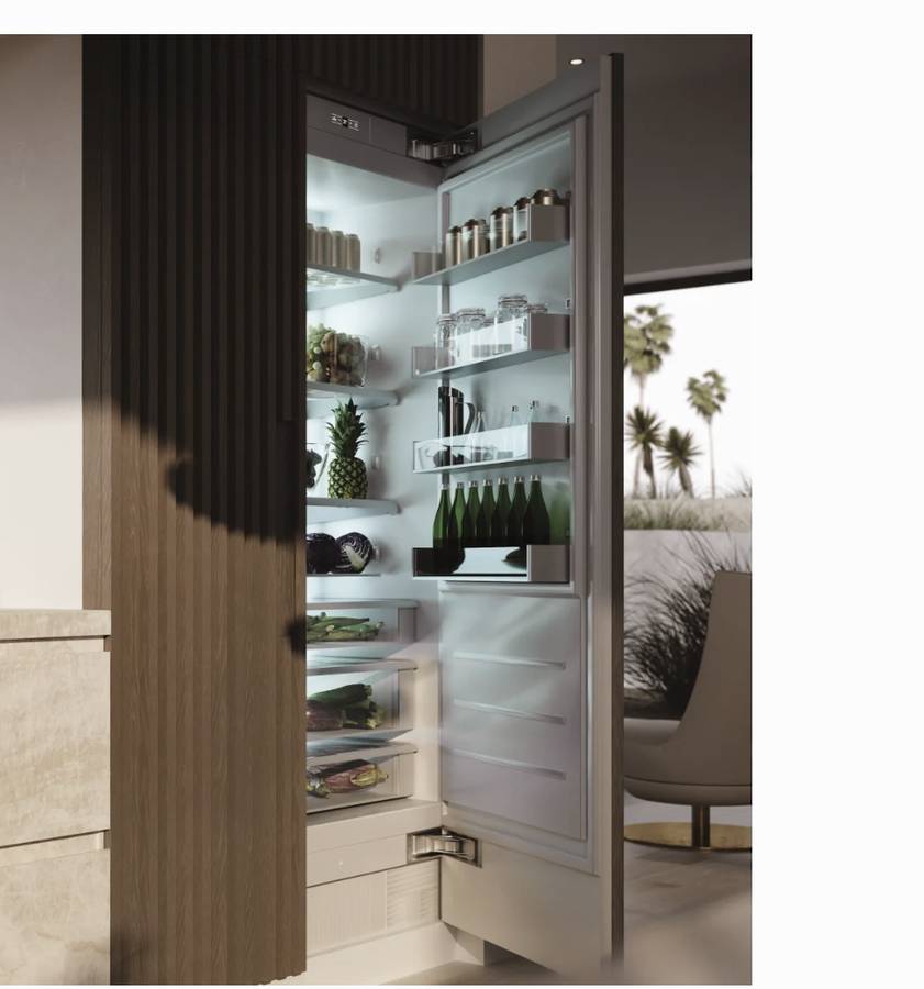 30 INCH GE Monogram ZIR301NPNII BUILT IN Panel Ready Column Refrigerator NEW * Open Box * Smart Refrigerator Panel Ready , 17.5 Cu Ft, AutoFill Pitcher , LED integrated Shelves , RetroFit Capability , Enhanced Shabbos Mode, Wi-Fi, Water Filtration