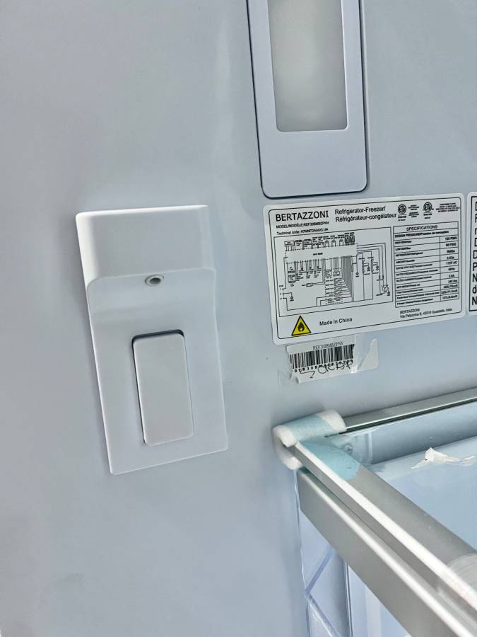 30 INCH Bertazzoni REF30BMBZPNV Panel Ready Built In Refrigerator * New Open Box * 84 Inch Bottom Freezer , Ice Maker , Internal Water, LED Touch, ADA Approved, Energy Star