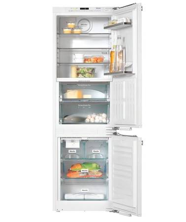 24 INCH Miele KFNS37692iDE1 Built-In Bottom Freezer Refrigerator NEW * Open Box Panel Ready , Ice Maker , 8.68 Cu Ft , No Frost , Dyna Cool , Flexi Tray , Soft Close Door , Clean Touch Steel Rear Panel , Energy Star .